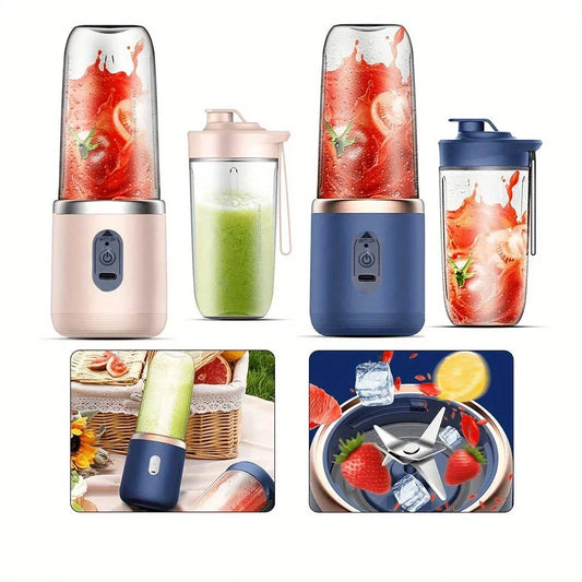 6 Blades - 2 in 1 Rechargeable Electric Juicer