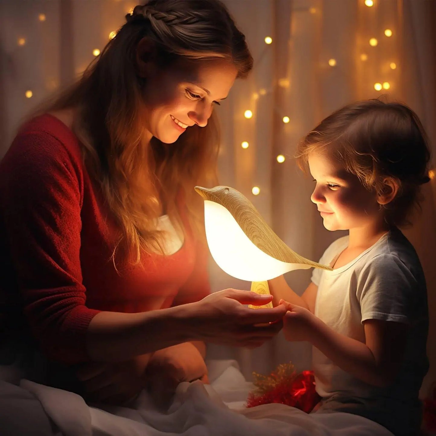 Small Desk Lamp, Bird Cordless Table Lamp
