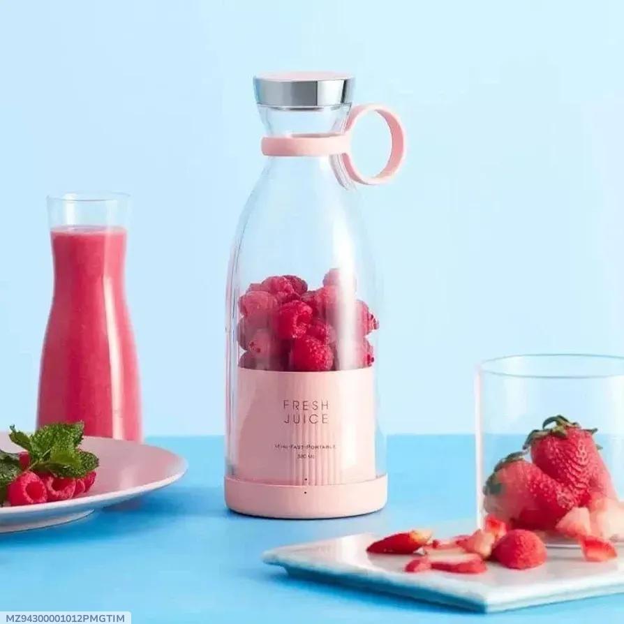 Chargeable 6 Blades 380ml-Portable Juicer Cup & Smoothie Maker