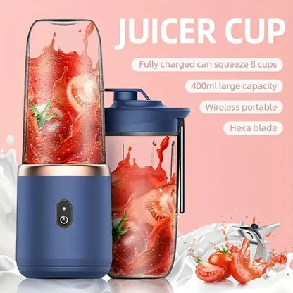 6 Blades - 2 in 1 Rechargeable Electric Juicer