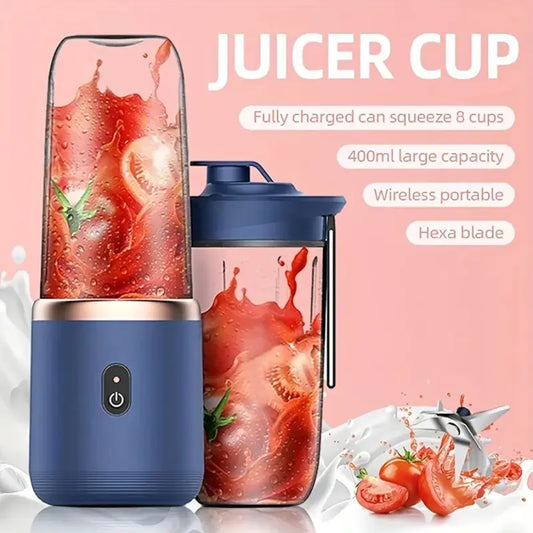 6 Blades - 2 in 1 Rechargeable Electric Juicer