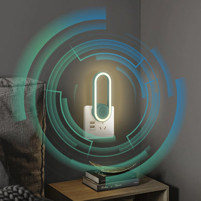 Ultrasonic Mosquitoes Repeller Led Night Light Bugs Killers