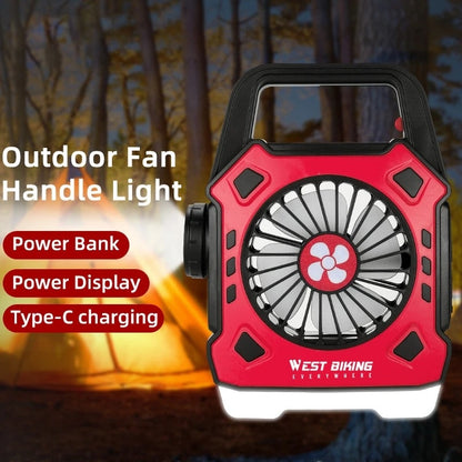 Multipurpose Rechargeable LED Light with Camping Fan