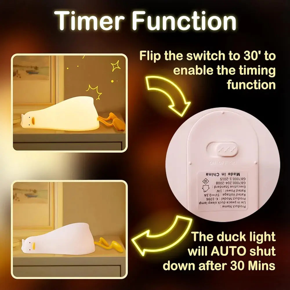 Rechargeable Duck Character Lamp