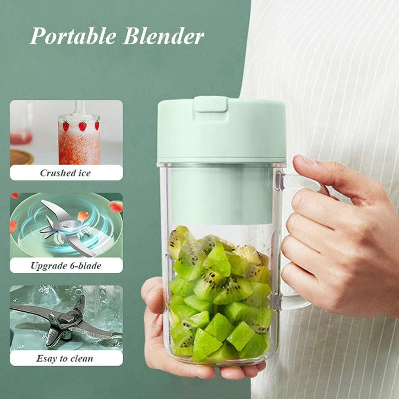 2-in-1  6-Blades Mini Portable Blender Cup