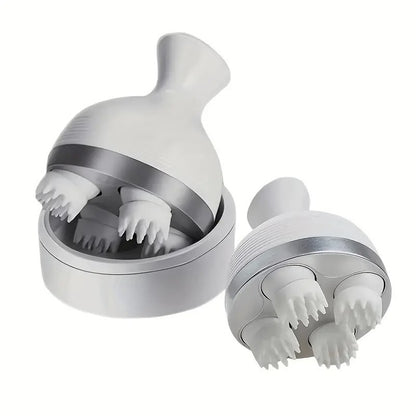 Rechargeable Electric Scalp Massager with 4 Clusters