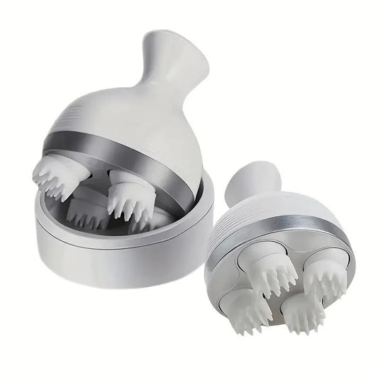 Rechargeable Electric Scalp Massager with 4 Clusters