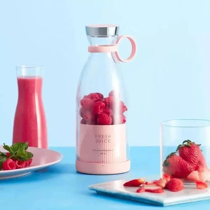 Chargeable 6 Blades 380ml-Portable Juicer Cup & Smoothie Maker