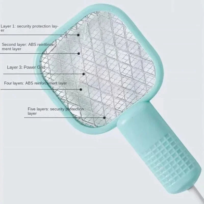 Portable USB Rechargeable Mini Mosquito Swatter