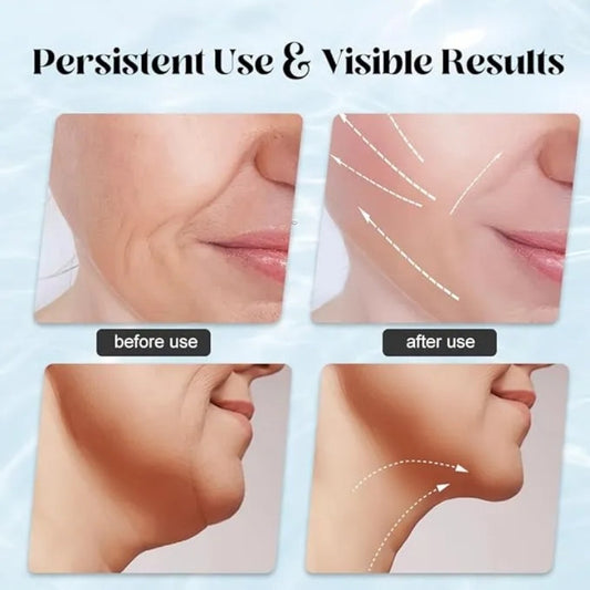 3-in-1 Rechargeable  Anti-Wrinkle Face & Neck Massager
