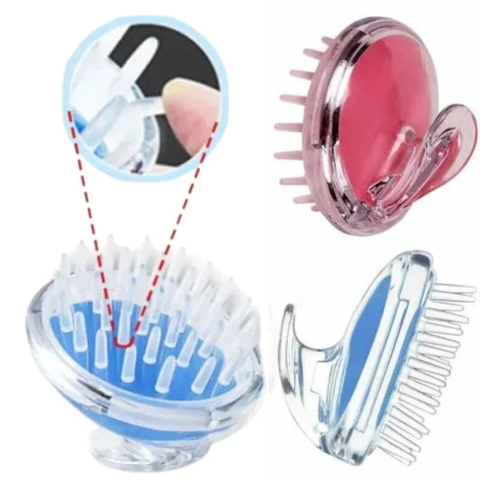 Head Scalp Massage & Shampoo Brush