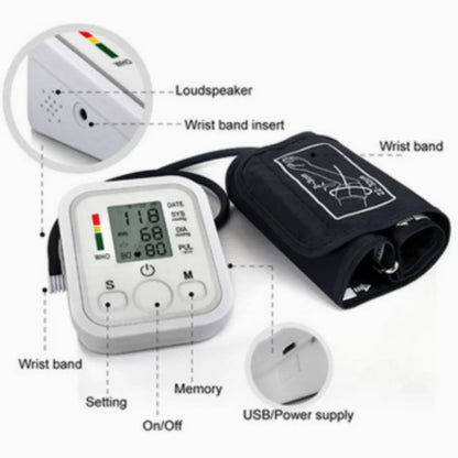 Digital Blood Pressure Monitor – Upper Arm Automatic BP Machine