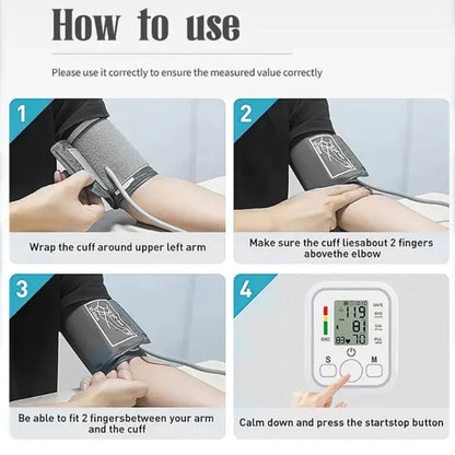 Digital Blood Pressure Monitor – Upper Arm Automatic BP Machine