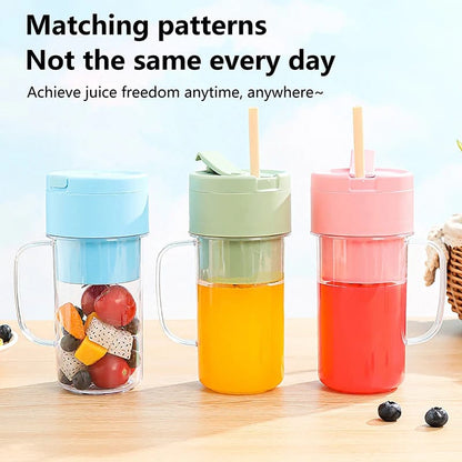 2-in-1  6-Blades Mini Portable Blender Cup