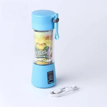Portable 6-Blade USB Rechargeable Juicer Blender